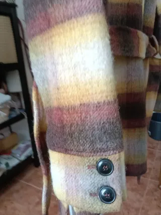 Chaqueta Mango cuadros multicolor Talla XS