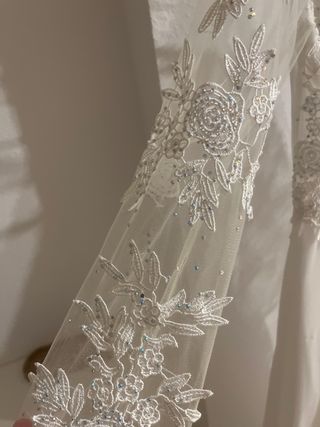 Vestido de novia con mangas