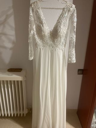 Vestido de novia con mangas