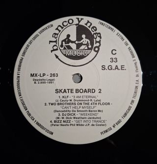 2 Vinilos Skate Board 2 MX-LP-263