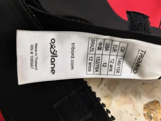 Traje neopreno shorty T.12 años