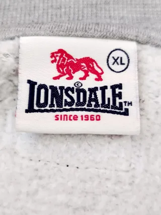 Sudadera Lonsdale Gris Talla XL