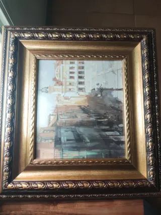 Cuadro Guadalajara Madera y Cristal