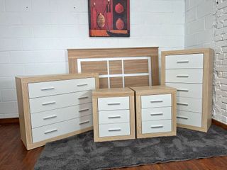 Conjunto de dormitorio moderno- Envio gratis