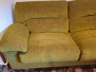 Sofá amplio 2 plazas tela