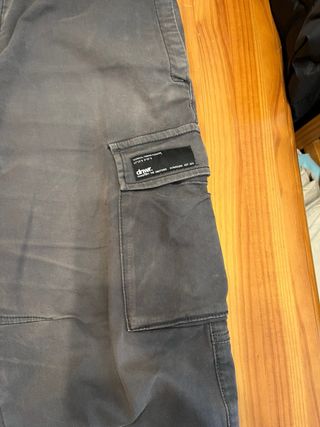 Zara Chinos Gris Cargo