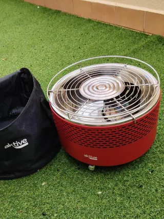 Barbacoa Portátil Aktive Roja