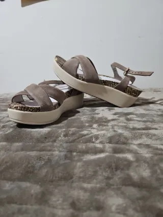 Sandalias Stonefly Piel Beige