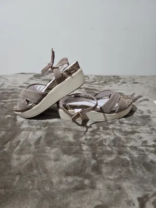 Sandalias Stonefly Piel Beige