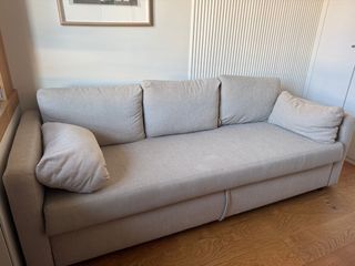 Divano letto 3 posti beige Ikea FRIHETEN