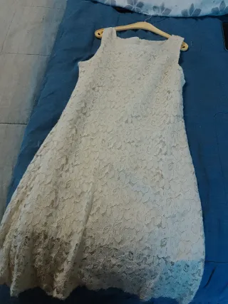Vestito donna pizzo bianco estivo