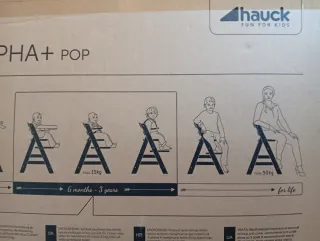 Silla de madera para bebé/niño