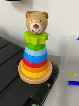 Torre Apilable Osito Montessori in Legno