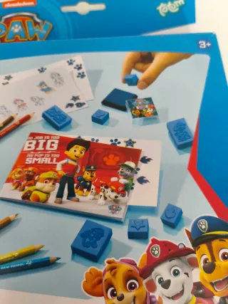 Patrulla Canina Set Sellos y Lápices