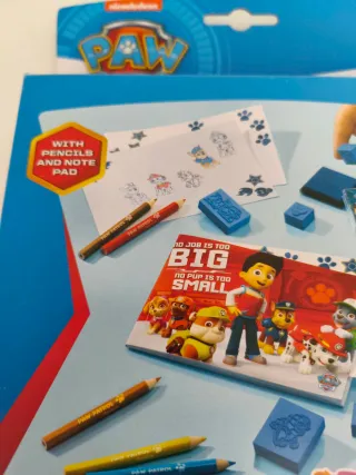 Patrulla Canina Set Sellos y Lápices