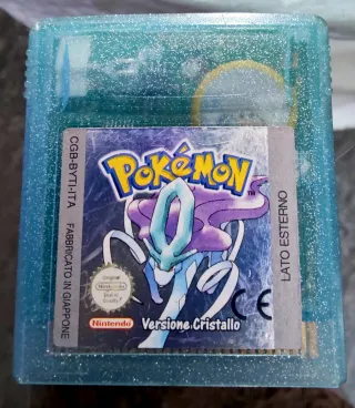 Pokemon Versione Cristallo Game Boy Cartuccia