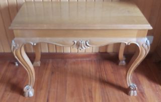 Mueble de esquina madera y cristal