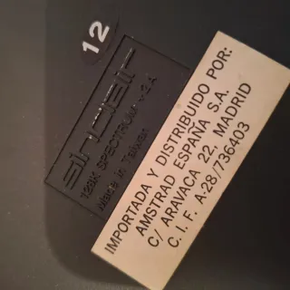 Sinclair ZX Spectrum +2 128K Ordenador