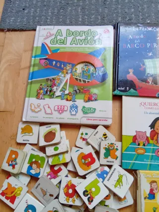 Lote libros cartón duro