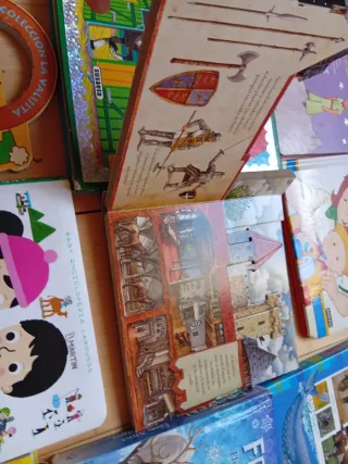 Lote libros cartón duro