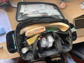 Mochila de emergencias Curmio gris