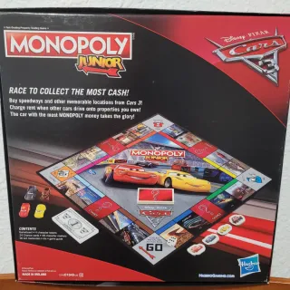 Monopoly Junior Cars 5+ Como nuevo
