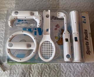 Consola Wii con Accesorios y Cables