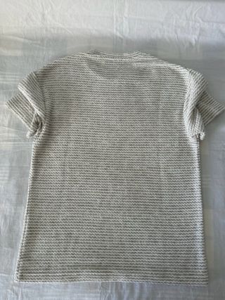 Camiseta Zara algodón beige