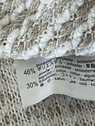 Camiseta Zara algodón beige