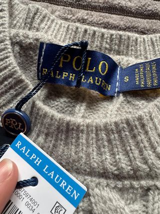 Suéter Polo Ralph Lauren Gris Talla S