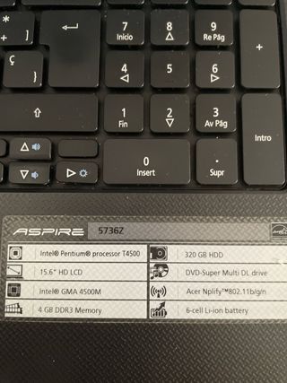 Portátil Acer Negro