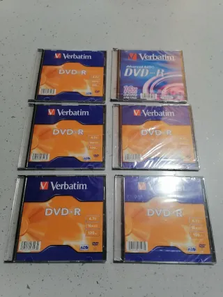 Lotto si 6 Verbatim DVD-R 4.7GB 16x