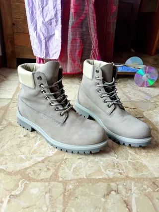 Stivali vintage Best Company beige/grigi