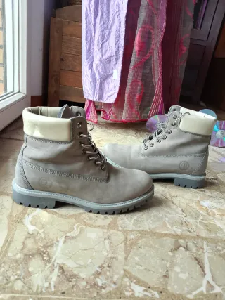 Stivali vintage Best Company beige/grigi