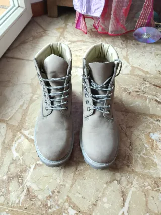 Stivali vintage Best Company beige/grigi