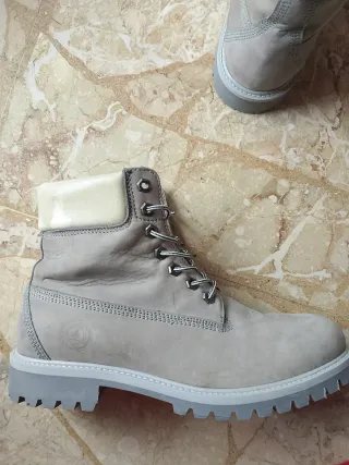 Stivali vintage Best Company beige/grigi