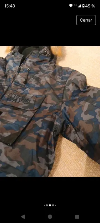 Chaqueta Geographical Norway Hombre XL Camuflaje