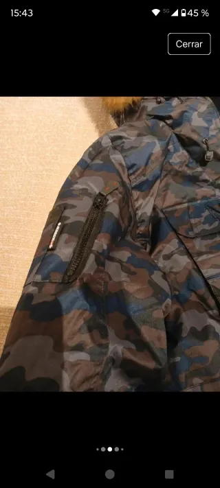 Chaqueta Geographical Norway Hombre XL Camuflaje