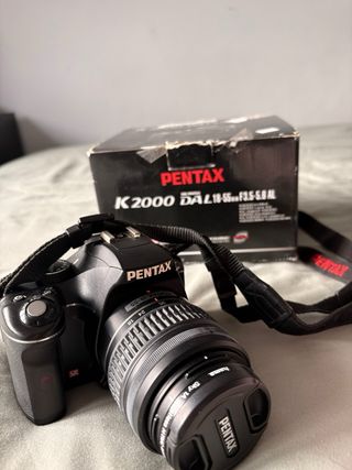 Cámara Pentax K2000 Negra