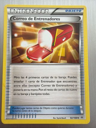 Carta Pokémon Correo de Entrenadores Objeto