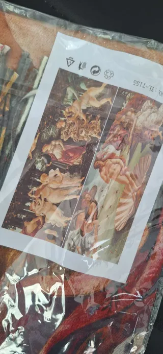 Pañuelo reversible El Nacimiento de Venus