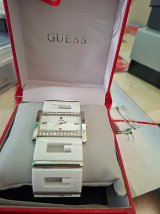 Orologio Guess donna bianco e argento