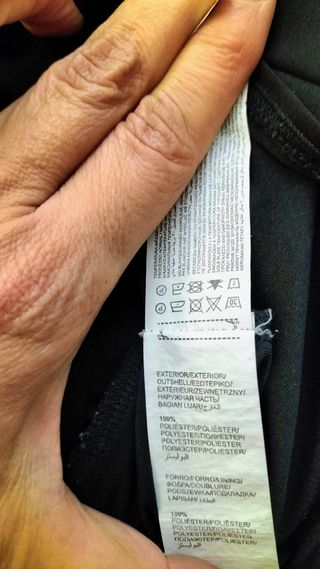 Vestido Blanco negro manga larga talla XS