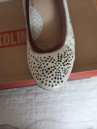 Zapatos Pikolinos Blancos y Marrones