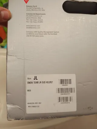 Casco de esquí Dainese rojo