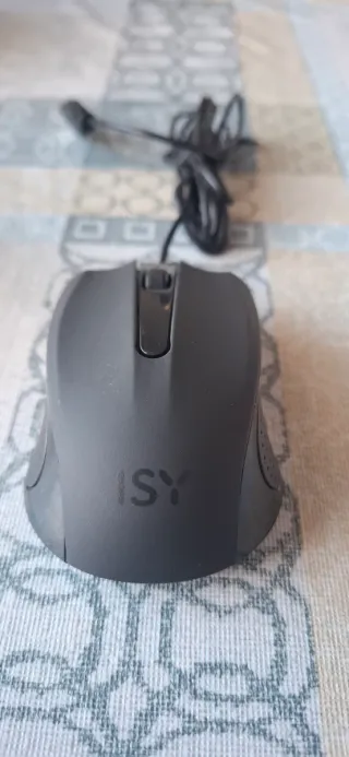 Ratón ISY USB Negro