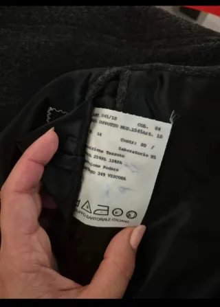 Cappotto Lorenzo Guazzini Grigio