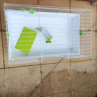 Jaula con Bebedero y Bandeja para Roedores