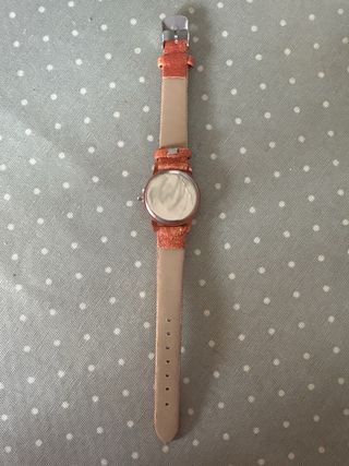 Reloj de pulsera mujer naranja y rosa