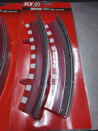 Scalextric lote  2  Bordes Vallas Curva R2 normal
